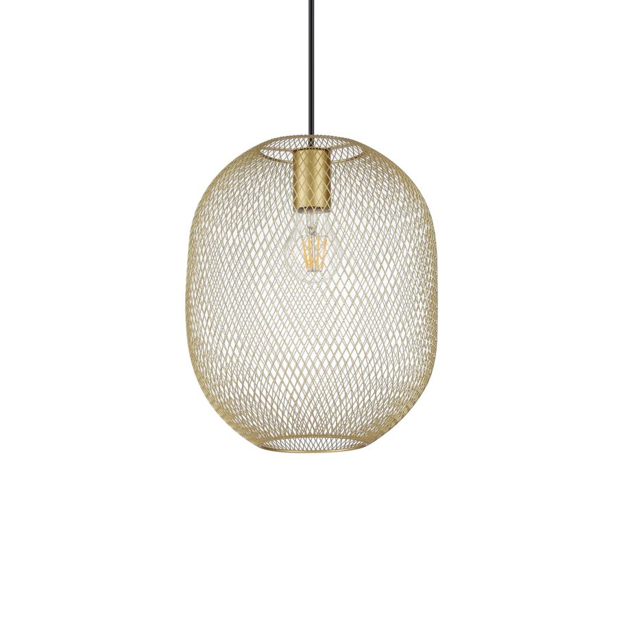 Κρεμαστό Φωτιστικό NET SP1 D24 Χρυσό Ideal Lux 317267
