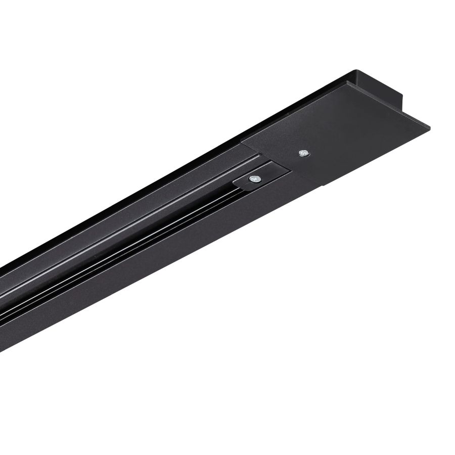 Γραμμικό Σύστημα Φωτισμού LINK 1-PHASE RECESSED BINARIO 2 MT Μαύρο Ideal Lux 342825