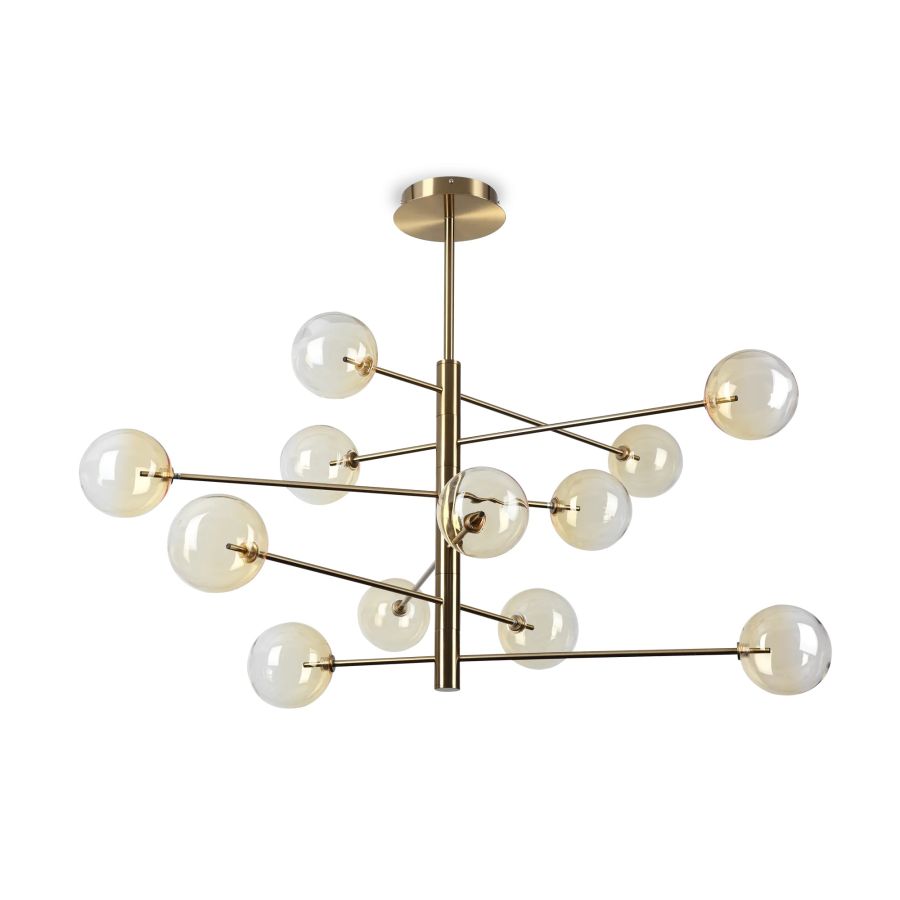 Κρεμαστό Φωτιστικό EQUINOXE SP12 AMBRA SFUMATO Ideal Lux 345383