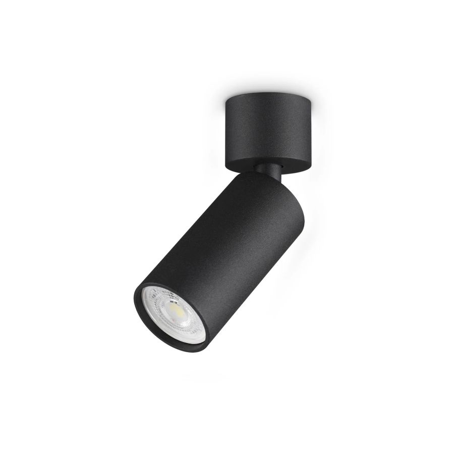 Απλίκα DYNAMITE AP1 MINI ROUND Μαύρο Ideal Lux 347646