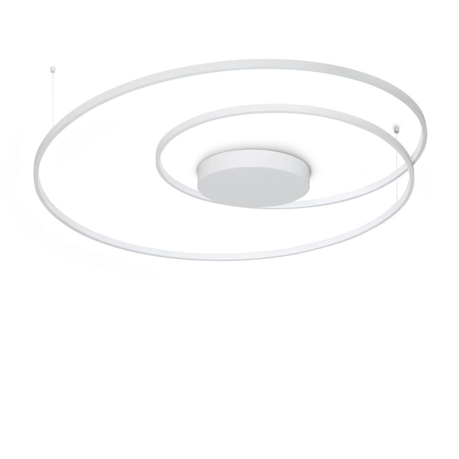 Φωτιστικό Οροφής OZ PL D100 ON-OFF Λευκό 3000K Ideal Lux 352428