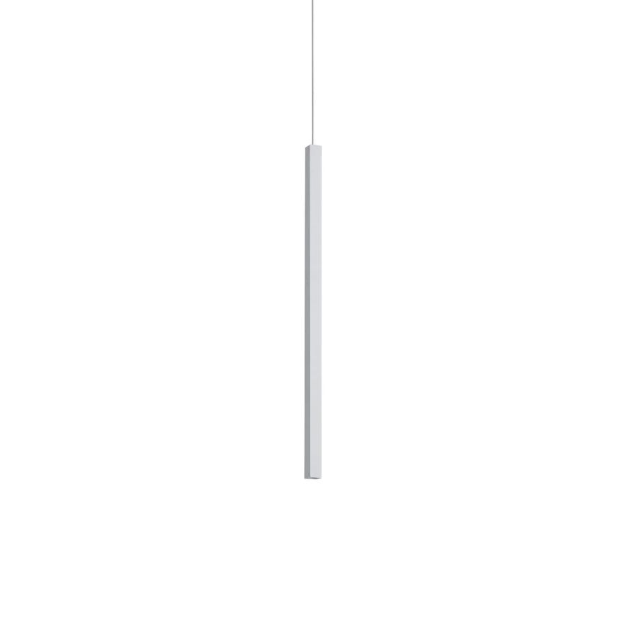Κρεμαστό Φωτιστικό LOOK LED SP1 SQUARE D15 H400 ON-OFF Λευκό 3000K Ideal Lux 362496