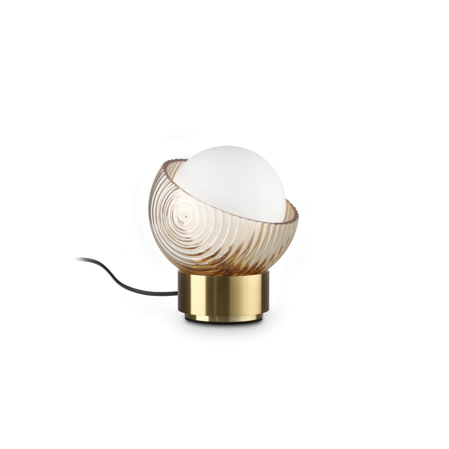 Επιτραπέζιο Φωτιστικό BLOOM TL1 SMALL Ορείχαλκος Ideal Lux 366500