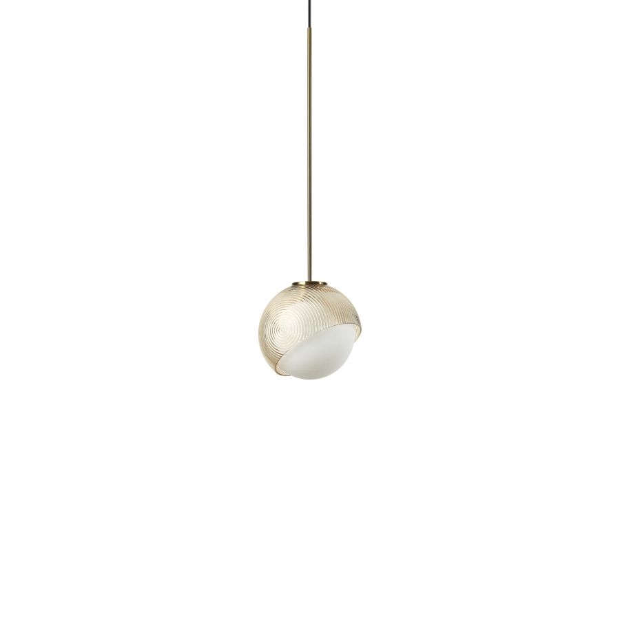 Κρεμαστό Φωτιστικό BLOOM SP1 D12 Ορείχαλκος Ideal Lux 366623