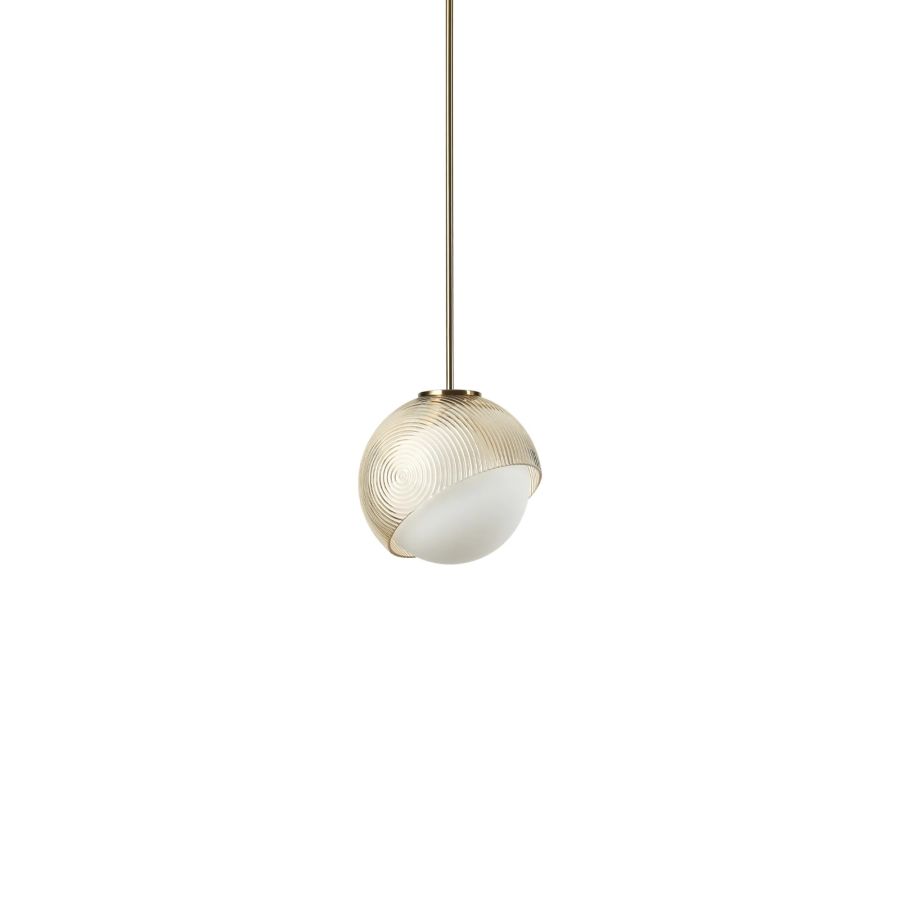 Κρεμαστό Φωτιστικό BLOOM SP1 D17 Ορείχαλκος Ideal Lux 366647