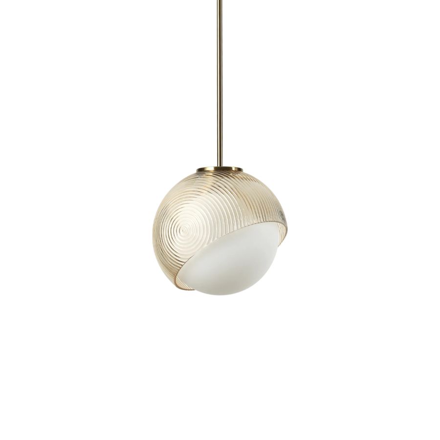 Κρεμαστό Φωτιστικό BLOOM SP1 D22 Ορείχαλκος Ideal Lux 366661