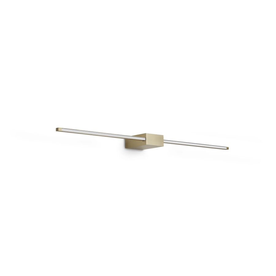 Απλίκα ESSENCE AP SQUARE D075 LUCE DIR. Ορείχαλκος 3000K Ideal Lux 371689