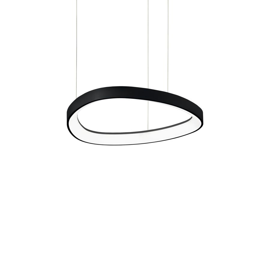 Κρεμαστό Φωτιστικό GEMINI SP D042 ON-OFF Μαύρο 4000K Ideal Lux 372136