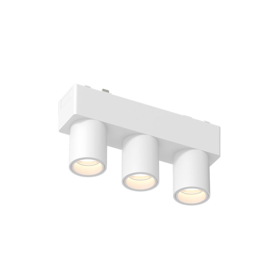 InLight Φωτιστικό LED 6W 3000K για Ultra-Thin μαγνητική ράγα σε λευκή απόχρωση D:12,5cmX5,5cm T03601-WH