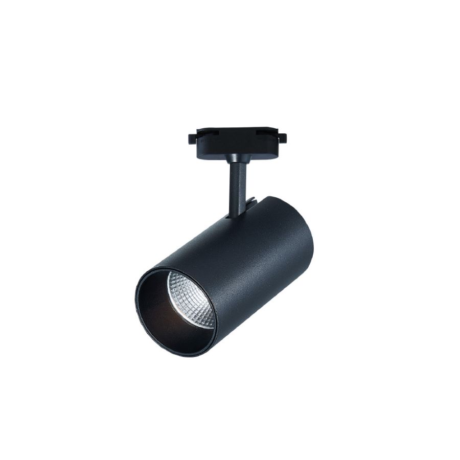 Σποτ Led 10W 850lm Μονοφασικής Ράγας Μαύρο InLight T1-05400-Black