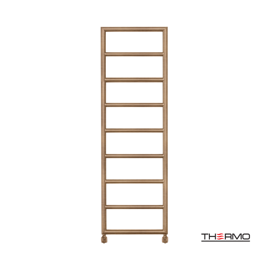 Θερμαινόμενη Πετσετοκρεμάστρα μπάνιου Inox TEMPO 150x50 Antique Brass TEM15050-221