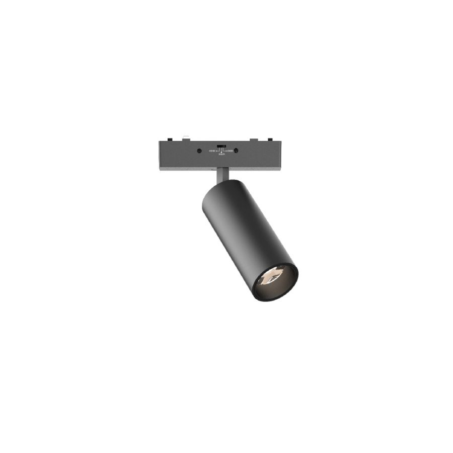 Φωτιστικό LED 9W 3CCT για Ultra-Thin μαγνητική ράγα σε μαύρη απόχρωση D:4,4X16cm TMU0130-Black