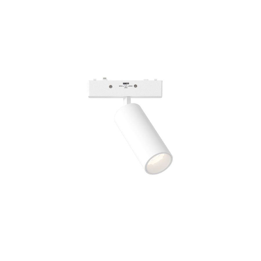 Φωτιστικό LED 9W 3CCT για Ultra-Thin μαγνητική ράγα σε λευκή απόχρωση D:4,4X16cm TMU0130-White