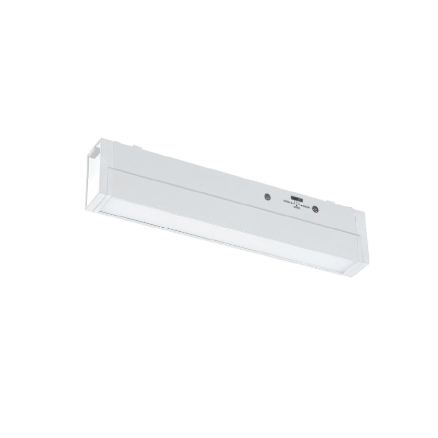 Γραμμικό φωτιστικό LED 20W 3CCT για ultra thin ράγα σε λευκή απόχρωση D:62X2,6X4,8cm TMU0170-White