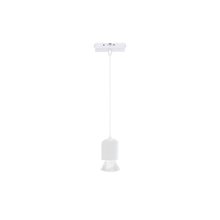 Κρεμαστό Φωτιστικό LED 7W 3CCT για Ultra-Thin μαγνητική ράγα σε λευκή απόχρωση D:6,2X11cm TMU0250-White