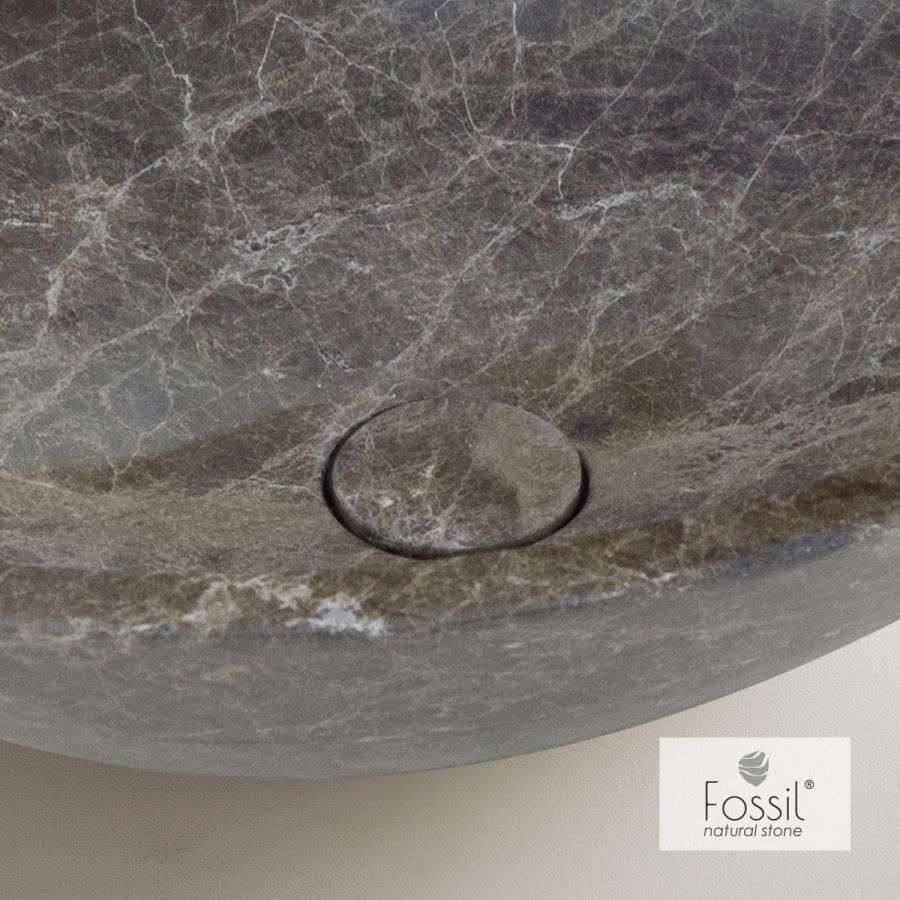 Τάπα Νιπτήρα Fossil Emperador Dark TPD01-523