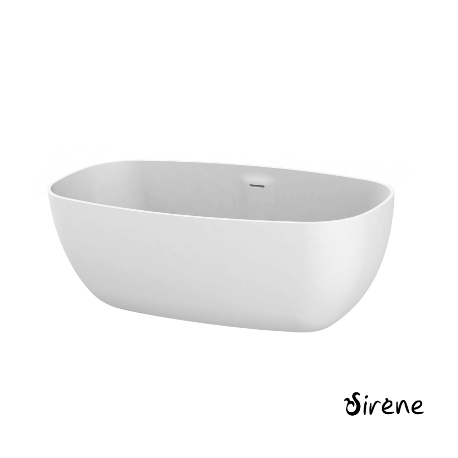 U2 ΜΠΑΝΙΕΡΑ FREESTD 165x85 SIRENE WHITE MATT U2-301