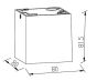 it-Lighting Monument 1xGU10 Outdoor Down Wall Lamp Grey D:8cm 80301034