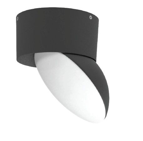 it-Lighting Wabash LED 7W 3CCT Outdoor Wall Lamp Black D:13cm 80208410