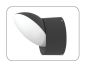 it-Lighting Wabash LED 7W 3CCT Outdoor Wall Lamp Black D:13cm 80208410