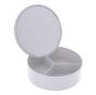 Κουτί Αποθήκευσης PP με Καθρέπτη Φ15x5.5cm White MRShome  DF-0060003