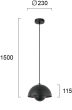 Μονόφωτο Μαύρο Tulip Viokef 4283201