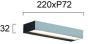 Απλίκα Led L:220 Tech Viokef 4137600