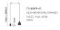 SE21-BR-10-BL1W-MS2 MAGNUM BRONZE  Black Metal Shade Wall Lamp+ HOMELIGHTING 77-8897