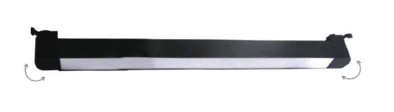 InLight Γραμμικό φωτιστικό LED 35W 4000K για μονοφασική ράγα σε μαύρη απόχρωση D:60cmX3,3cm T02702-BL
