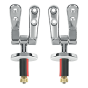 Κάλυμμα Λεκάνης WC MDF Μαύρο 40-46 x36 cm Elvit 0273-Black