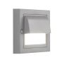 ΦΩΤΙΣΤΙΚΟ ΤΟΙΧΟΥ LED 6W 135X135X55 3CCT IP65 ΓΚΡΙ ARTE ILLUMINA SENARIO Eurolamp 145-52126