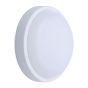 ΦΩΤΙΣΤΙΚΟ ΤΟΙΧΟΥ ΣΤΡΟΓΓΥΛΟ LED 12W Φ170X50 3000K IP54 ΛΕΥΚΟ PLUS ARTE ILLUMINA Eurolamp 145-20015