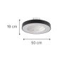 it-Lighting Chilko 36W 3CCT LED Fan Light in Black Color 101000320