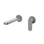 Orabella Aspen Gun metal light - Μπαταρία νιπτήρος, εντοιχισμού 2 οπών 10450
