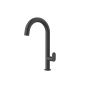 Orabella Oval Black matt Ψηλή - Μπαταρία νιπτήρος 10462