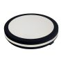 ΠΛΑΦΟΝΙΕΡΑ ΠΛΑΣΤΙΚΟ LED 40W 3600Lm 3CCT(3000-4000-6000K) Φ400X59mm ΜΑΥΡΟ ARTE ILLUMINA OBEN Eurolamp 144-51030