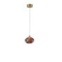 ΑΠΛΙΚΑ ΤΟΙΧΟΥ ΓΥΑΛΙ 4W 240Lm 3000K Φ17XH14 ΧΡΥΣΟ ARTE ILLUMINA CITRUS Eurolamp 144-18145