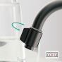 Ρουξούνι Φίλτρου (με διακόπτη) CORA Black Brushed 13504-410