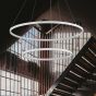 ΦΩΤΙΣΤΙΚΟ ΚΡΕΜΑΣΤΟ ΣΤΡΟΓΓΥΛΟ LED 37W Φ40XΦ60X110 ΛΕΥΚΟ ARTE ILLUMINA DOPPIA Eurolamp 144-15004