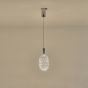 ΦΩΤΙΣΤΙΚΟ ΚΡΕΜΑΣΤΟ ΜΕΤΑΛΛΟ ΜΟΝΟΦΩΤΟ LED 6.3W 648Lm 3000K Φ130X1588mm ΑΣΗΜΙ ARTE ILLUMINA PERFORATO Eurolamp 144-15066