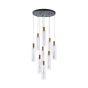 ΦΩΤΙΣΤΙΚΟ ΚΡΕΜΑΣΤΟ ΓΥΑΛΙ 9ΦΩΤΟ LED 60W 7200Lm 3000K Φ500X2430mm ΔΙΑΦΑΝΕΣ ARTE ILLUMINA VIAL Eurolamp 144-15100