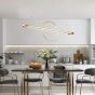 ΦΩΤΙΣΤΙΚΟ ΚΡΕΜΑΣΤΟ ΓΡΑΜΜΙΚΟ LED 45W 3000Κ 120X150 ΧΡΥΣΟ ARTE ILLUMINA Eurolamp 144-16002