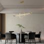 ΦΩΤΙΣΤΙΚΟ ΚΡΕΜΑΣΤΟ ΓΡΑΜΜΙΚΟ LED 45W 3000Κ 120X150 ΧΡΥΣΟ ARTE ILLUMINA Eurolamp 144-16002