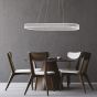 ΦΩΤΙΣΤΙΚΟ ΚΡΕΜΑΣΤΟ ΓΡΑΜΜΙΚΟ LED 55W 3000Κ 900X300X1200 ΛΕΥΚΟ ARTE ILLUMINA Eurolamp 144-16014