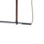 ΦΩΤΙΣΤΙΚΟ ΚΡΕΜΑΣΤΟ ΜΕΤΑΛΛΟ-ΔΕΡΜΑ LED 25W 1750Lm 3000K 1400X60X1200mm ΜΑΥΡΟ ARTE ILLUMINA LINEA Eurolamp 144-16070