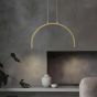 ΦΩΤΙΣΤΙΚΟ ΚΡΕΜΑΣΤΟ AΛΟΥΜΙΝΙΟ-METAΛΛΟ LED 5W 448Lm 3000K 600X20X1500mm ΜΠΡΟΝΖΕ ARTE ILLUMINA APSIS Eurolamp 144-18031