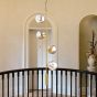 ΦΩΤΙΣΤΙΚΟ ΚΡΕΜΑΣΤΟ 4ΦΩΤΟ 4XE27 Max 15W Φ450mm ΧΡΥΣΟ ARTE ILLUMINA PUFF Eurolamp 144-20001
