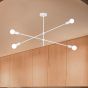 ΦΩΤΙΣΤΙΚΟ ΚΡΕΜΑΣΤΟ 4ΦΩΤΟ 4XΕ27 MAX 40W 1000X550mm ΛΕΥΚΟ ARTE ILLUMINA SKYLINE Eurolamp 144-23000