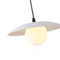 ΦΩΤΙΣΤΙΚΟ ΚΡΕΜΑΣΤΟ ΜΕΤΑΛΛΟ G9 ΜΑΧ 7W 250X250X125mm ΛΕΥΚΟ ARTE ILLUMINA COBA CABANA Eurolamp 144-28527
