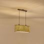 ΦΩΤΙΣΤΙΚΟ ΚΡΕΜΑΣΤΟ PAMPAS 2ΦΩΤΟ 2XE27 Max 15W Φ580X1290mm ΜΠΕΖ ARTE ILLUMINA AENON Eurolamp 144-31030